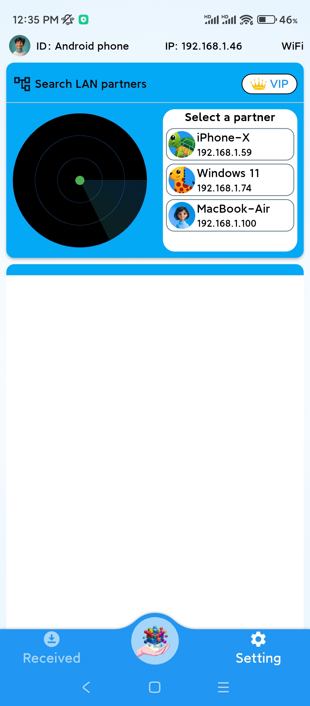 ShareEasy on Android